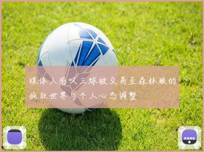 媒体人感叹三球被交易至森林狼的疯狂世界与个人心态调整
